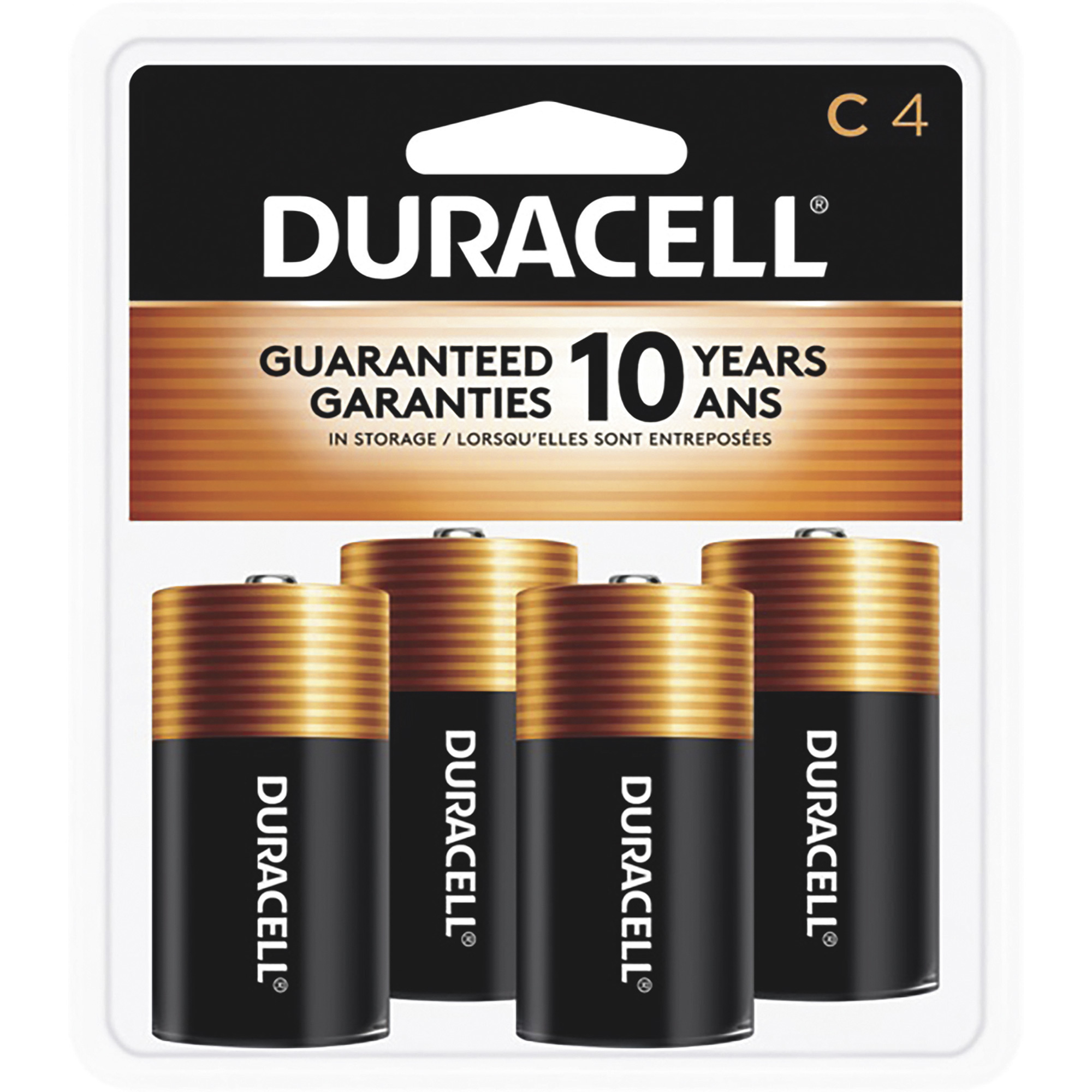 Duracell Coppertop C Batteries, 4-Pk.